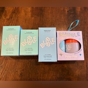 Bubble Skincare Set - Hydrating Moisturizer and Gel Cleanser